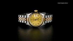 Pre-Owned Rolex Datejust Womens 26mm Stainless Steel and 18kt Yellow Gold Watch