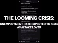 The Looming Crisis: Unemployment Rate Expected to Soar as AI Takes Over