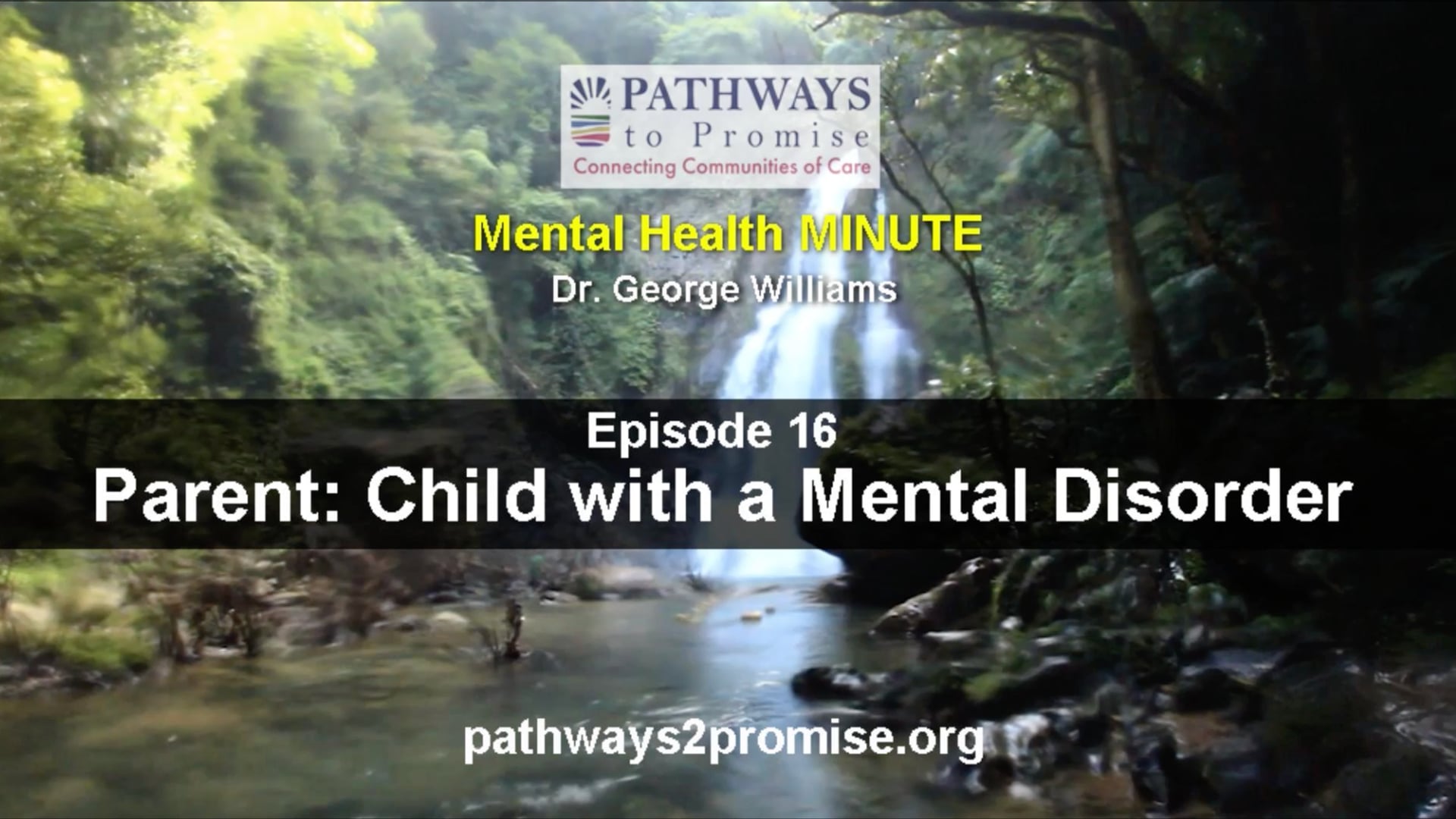 Mental Health MINUTE - Episode 16 - Parent Child Mental Disorder