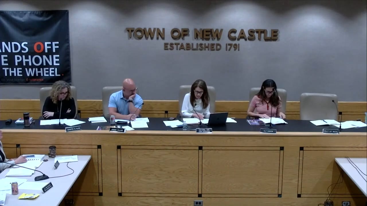 Town Board of New Castle Work Session & Meeting 5/14/24