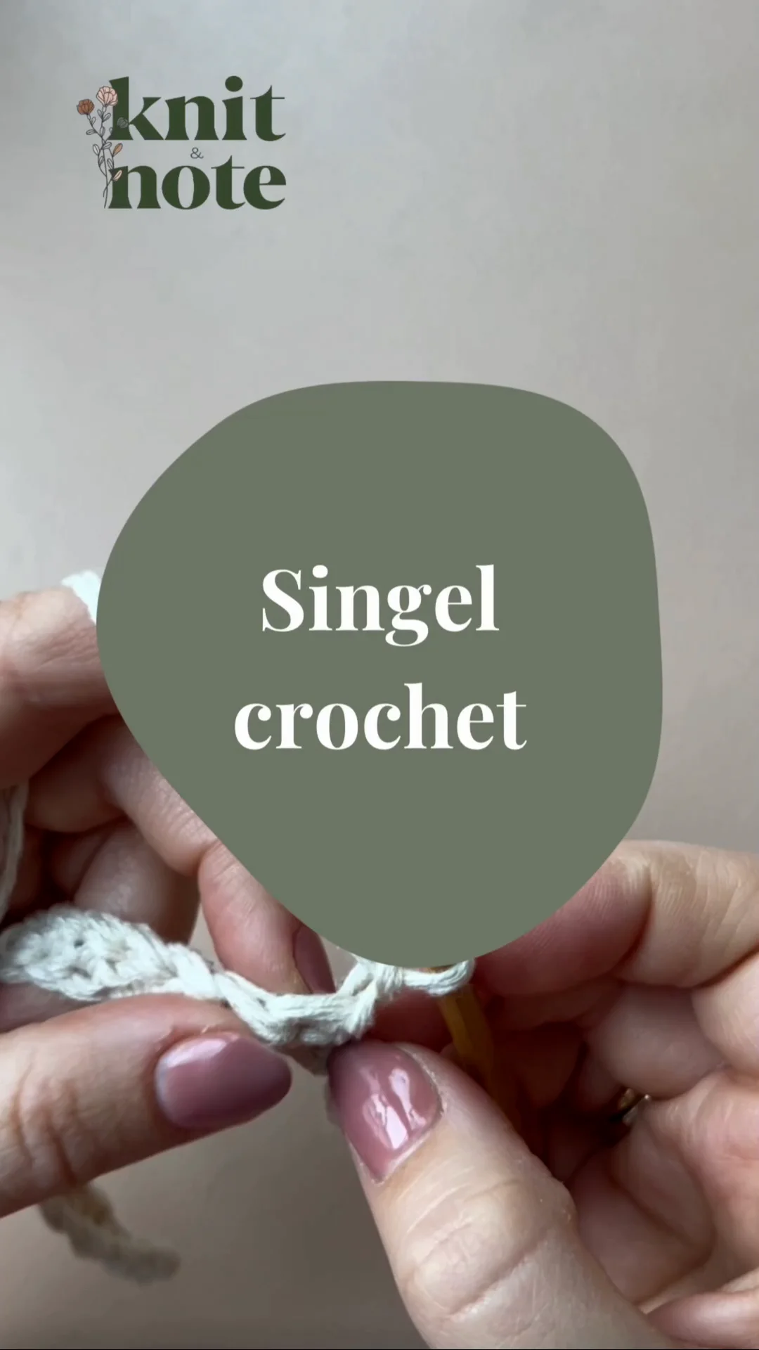 How to Single Crochet: Step-by-Step for Beginners Knitandnote