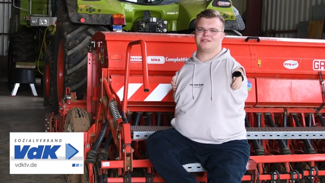 Fabio Schwenz, ein junger Mann vom Land