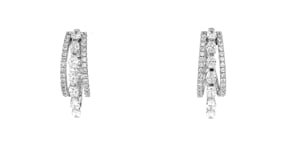 2.00 ct. t.w. Lab-Grown Diamond Triple-Hoop Earrings in 14kt White Gold