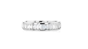 1.00 ct. t.w. Channel-Set Baguette Lab-Grown Diamond Ring in 14kt White Gold