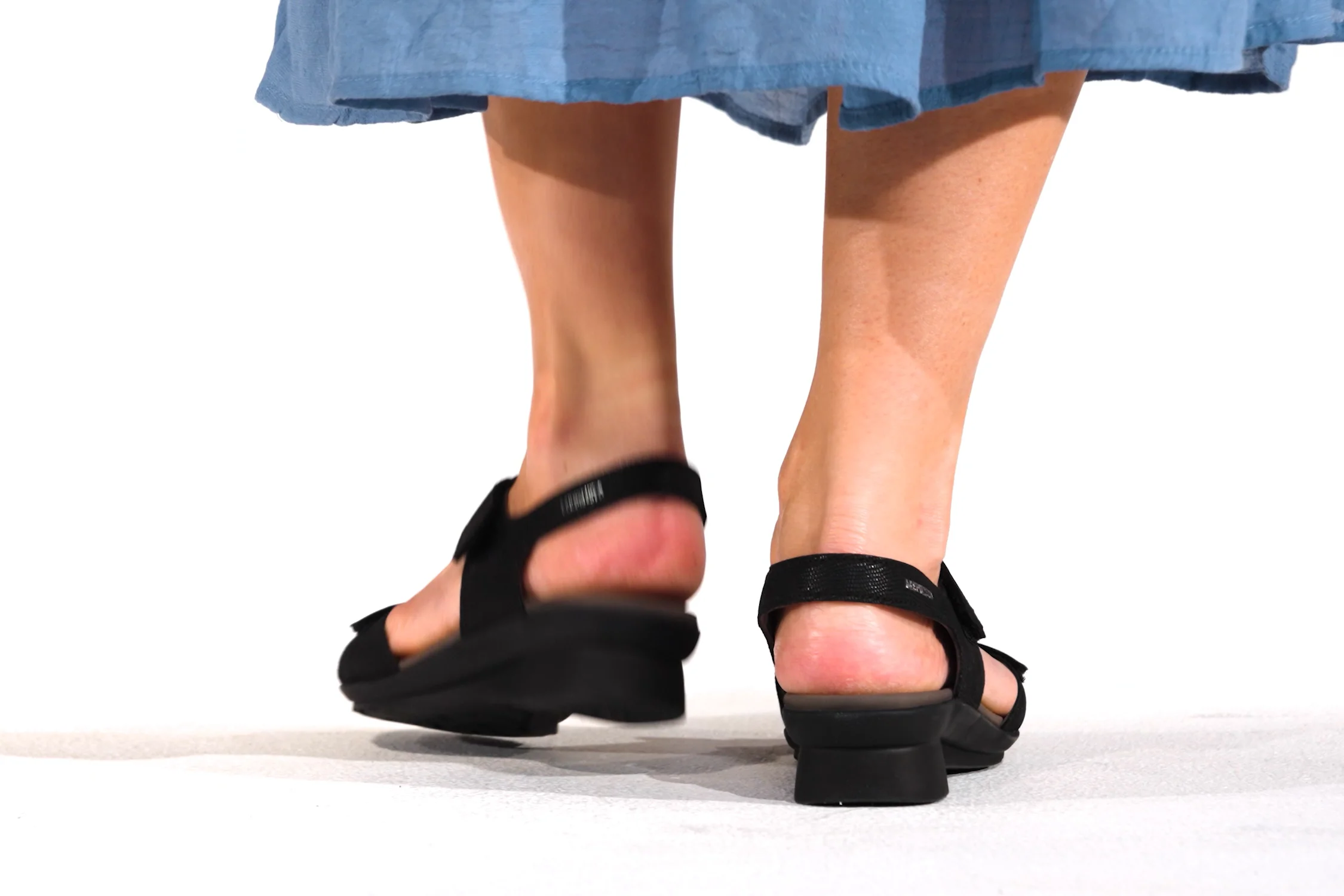 Mephisto Paris | Women Sandals Blue Leather Velvet | Mephisto USA