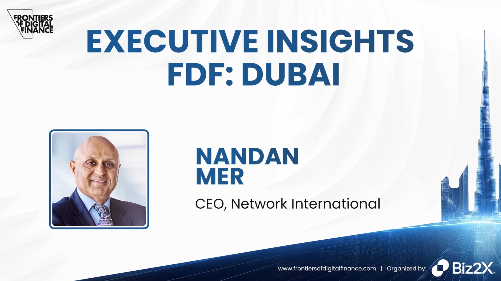 Nandan Mer from Network International