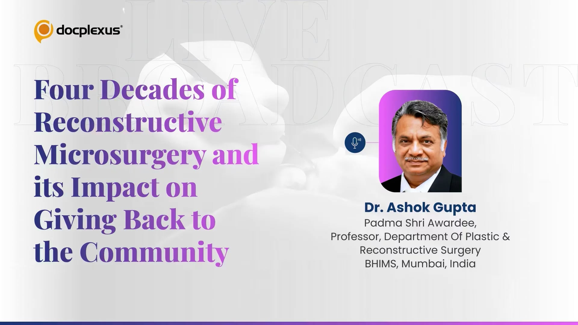 Four Decades of Reconstructive Microsurgery and its Impact on Giving Back to the Community