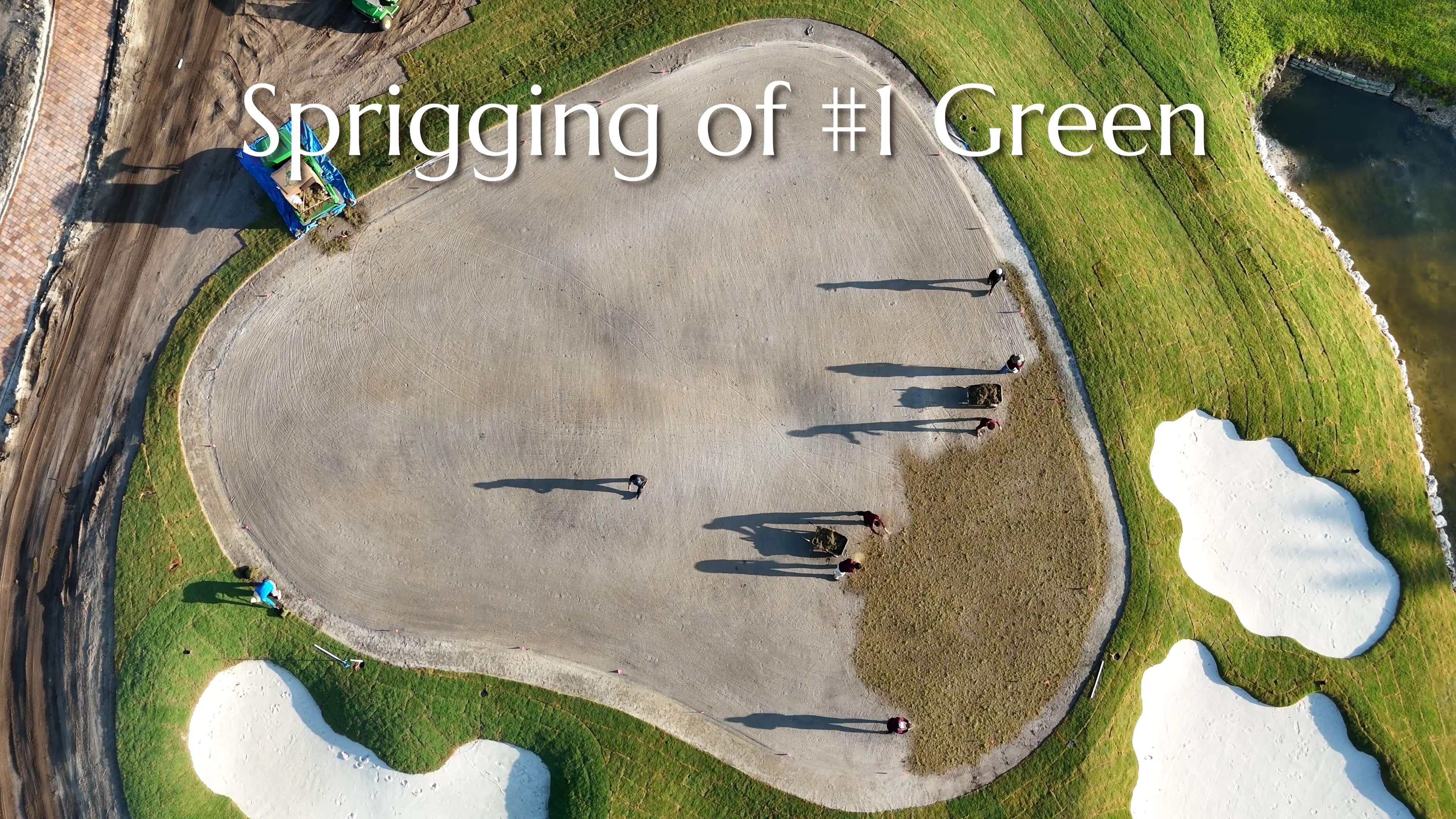 Woods Course Reno - Sprigging of #1 Green Final on Vimeo