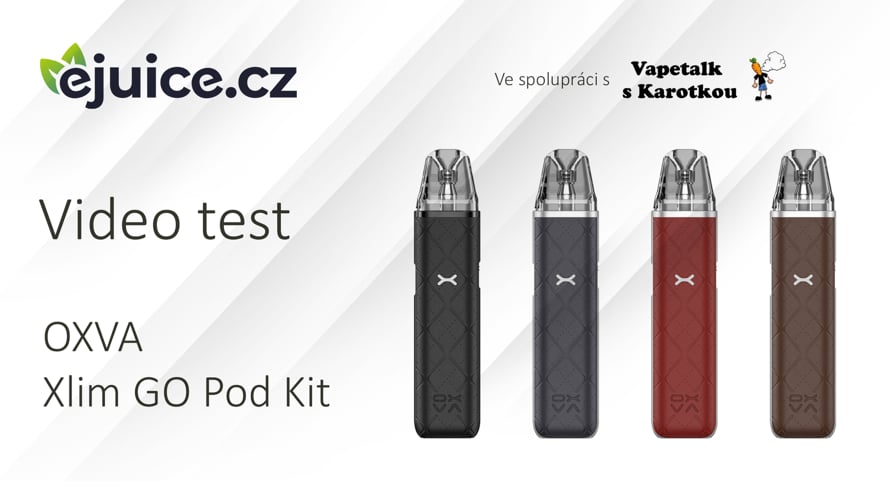 OXVA Xlim GO Pod Kit - video test (CZ)