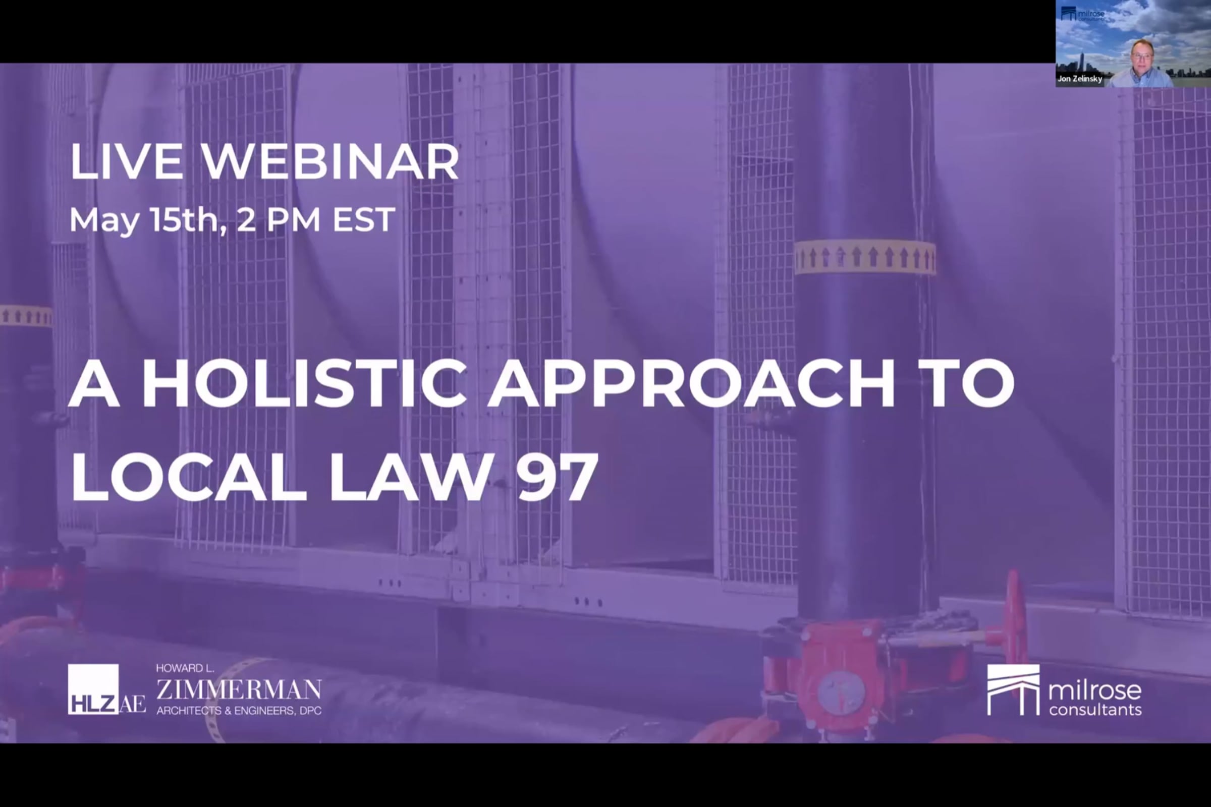 HLZAE x Milrose Live Webinar: A Holistic Approach to Local Law 97 ...