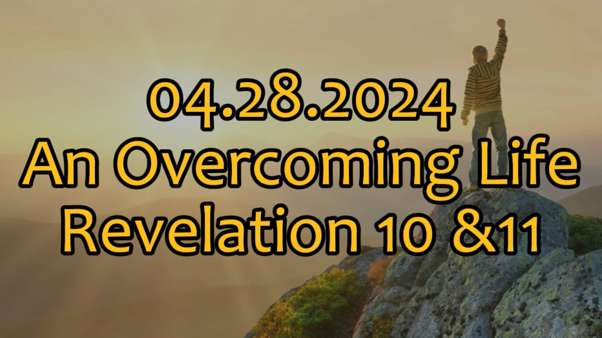 04.28.2024 The Warning Signs Revelation 8 & 9