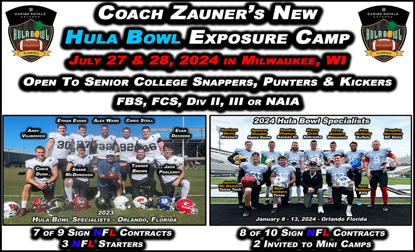 Coach Zauner Announces His New Summer Hula Bowl Exposure Camp for ...