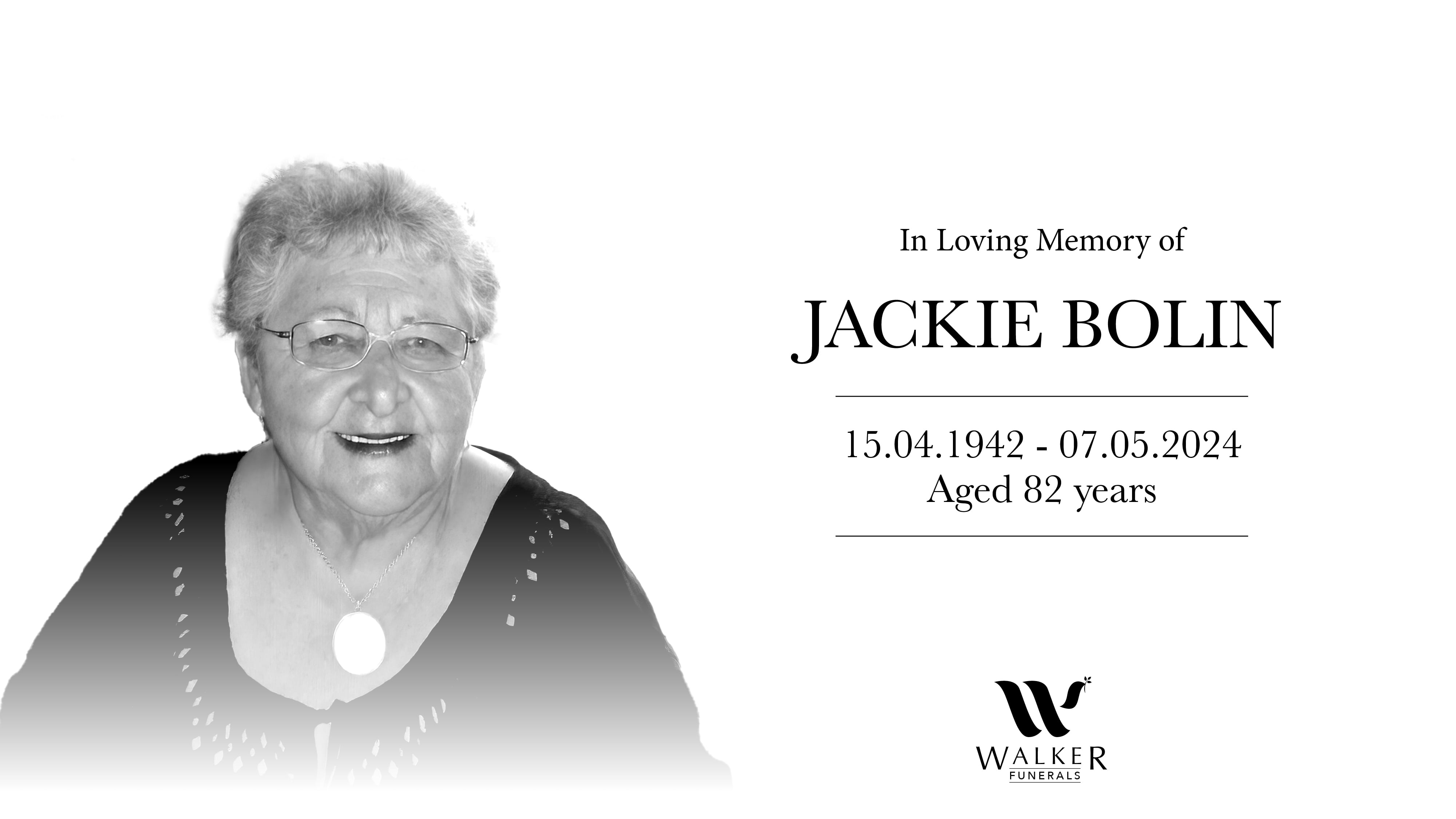 Robert B Walker Funerals - Jackie Bolin On Vimeo