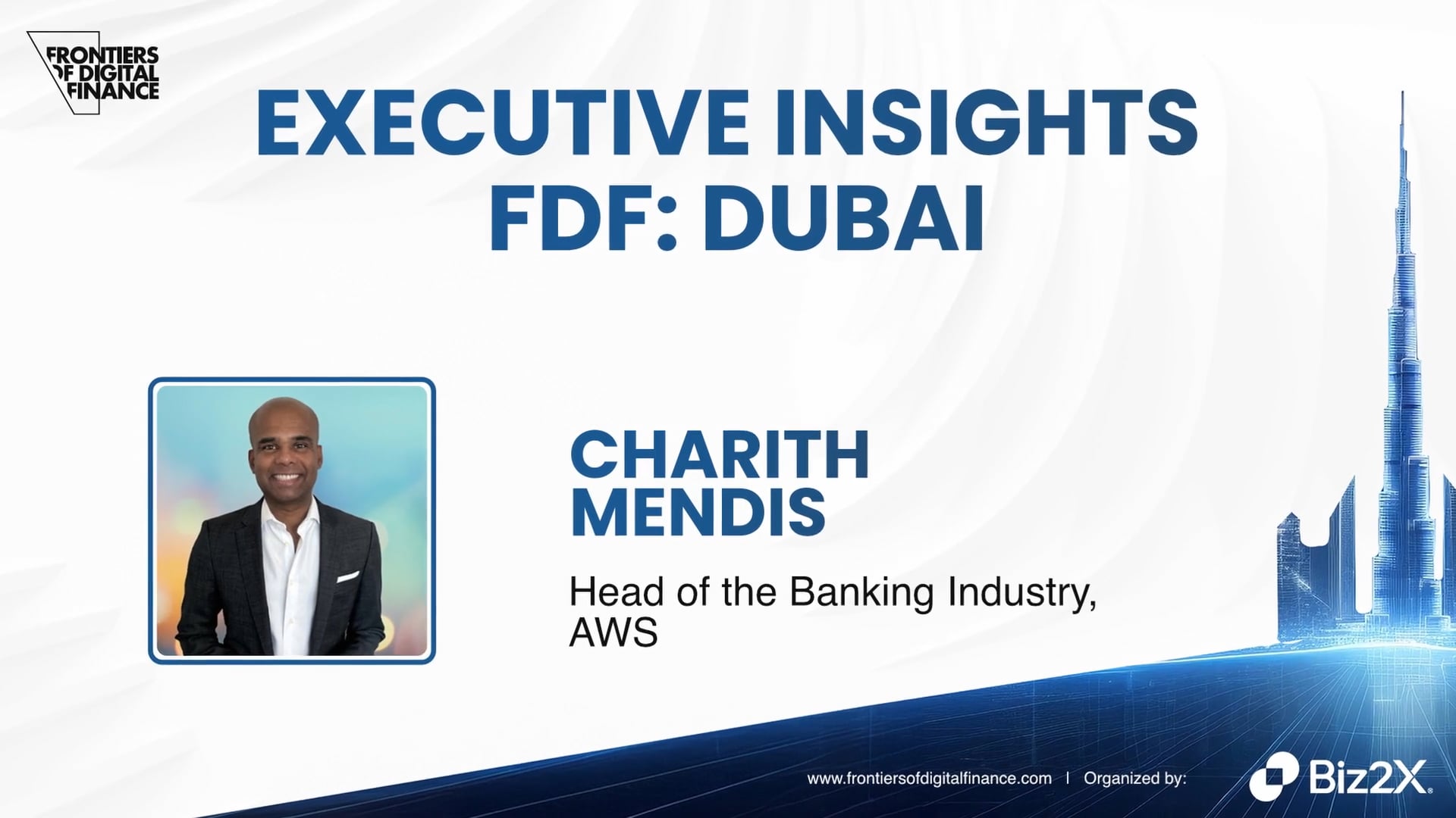 Interview - Charith, Head of banking industry at AWS