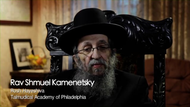 Divrei Chizzuk – Rav Shmuel Kamenetsky