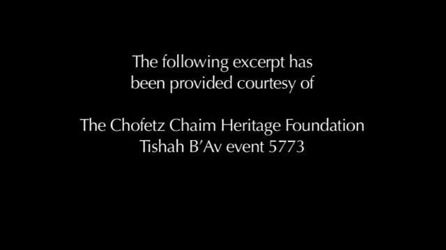 You Are Not Alone – Rabbi Yissocher Frand