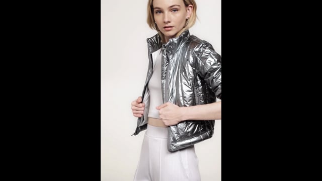 JAQUETA DONATA PUFFER                                                                                PRATA