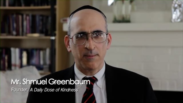 Combating Terror with Kindness – Mr. Shmuel Greenbaum