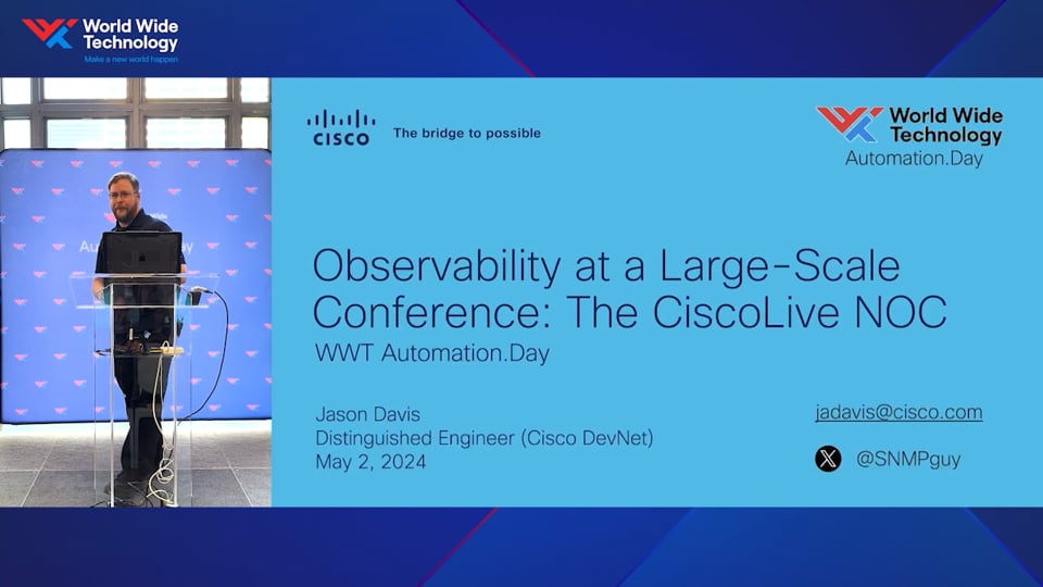 Automation.Day NYC '24 - Observability at a Large-Scale Conference: The CiscoLive NOC
