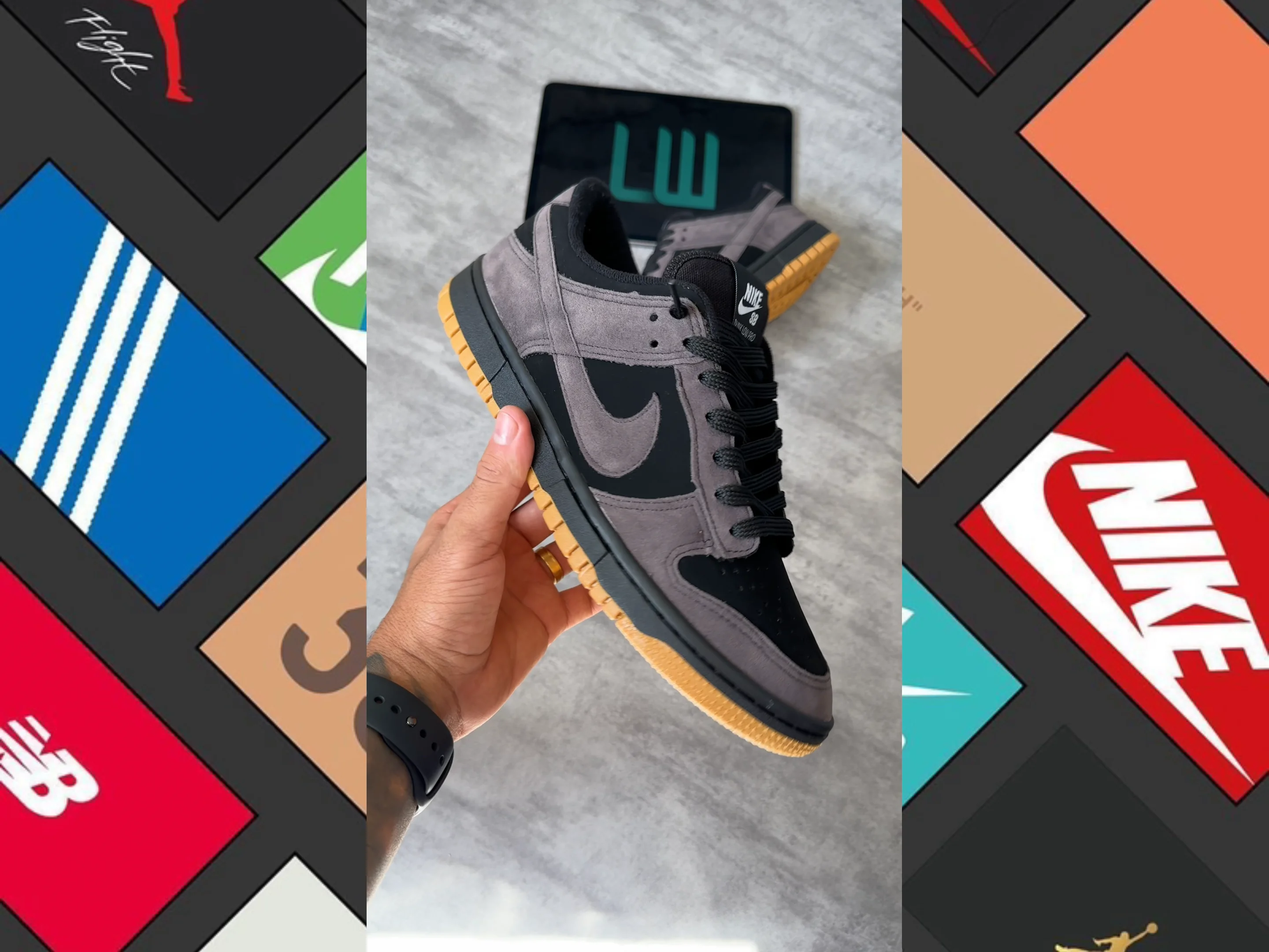 Nike Dunk Low 'Dark Grey Black Gum' - AutenticLW