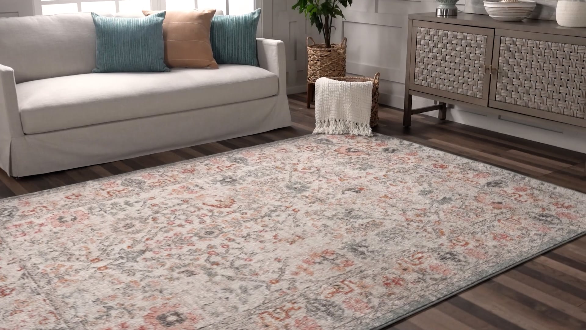 nuLOOM Lenore VintageStyle Area Rug, 3'x5' Contemporary Rugs by