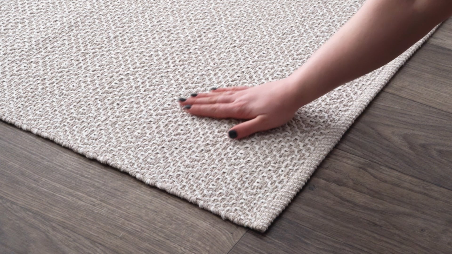 Hand-Loomed Chalet Diamond Cotton Rug, 9'x12' - Scandinavian - Area ...