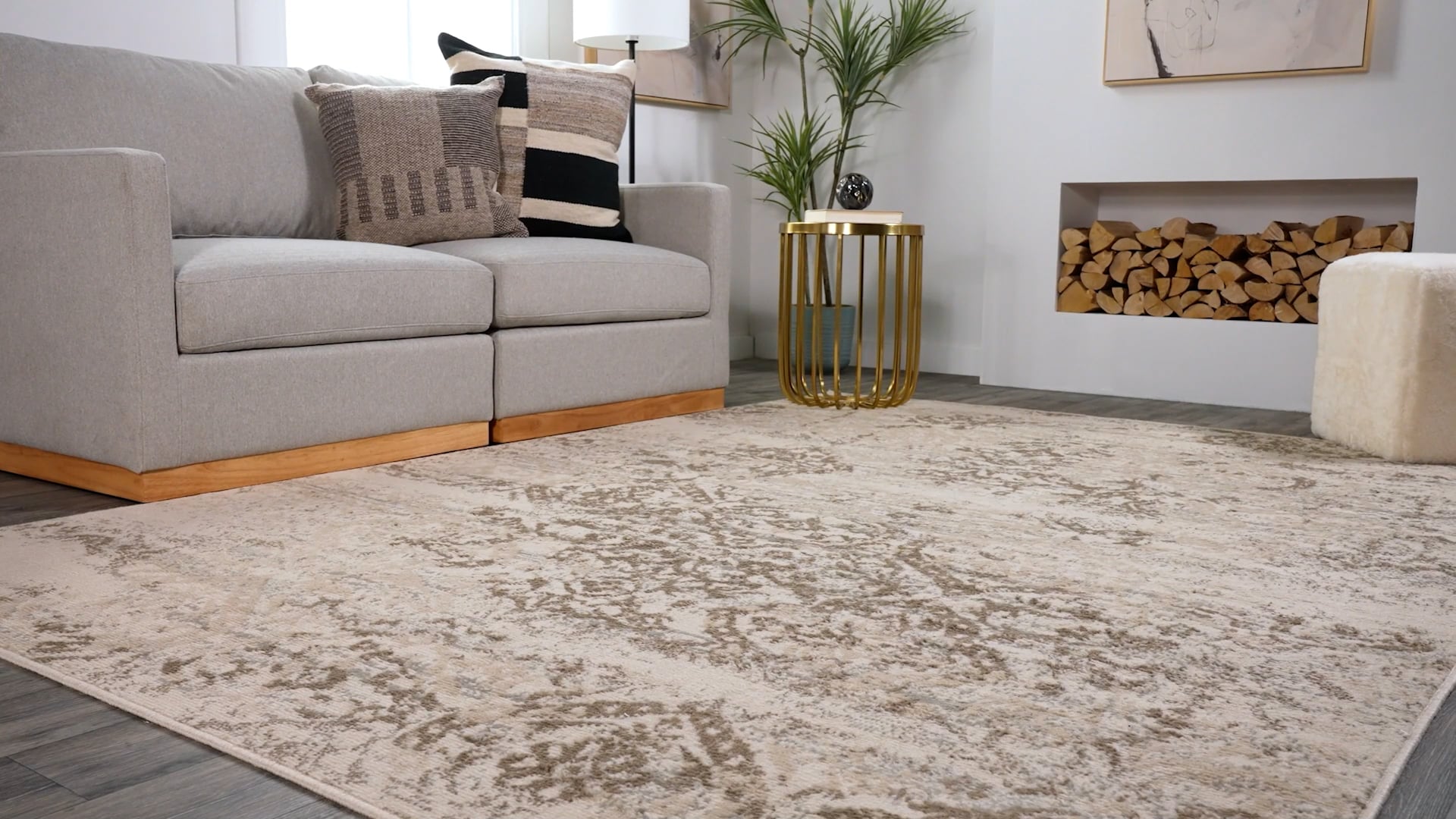 nuLOOM Freja Transitional Vintage Area Rug, 3'x5' - Contemporary - Area ...