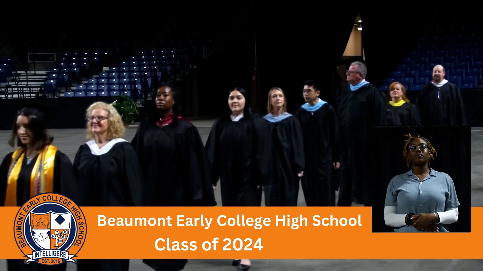 Beaumont Early College High School 2024 Graduation Ceremony on Vimeo