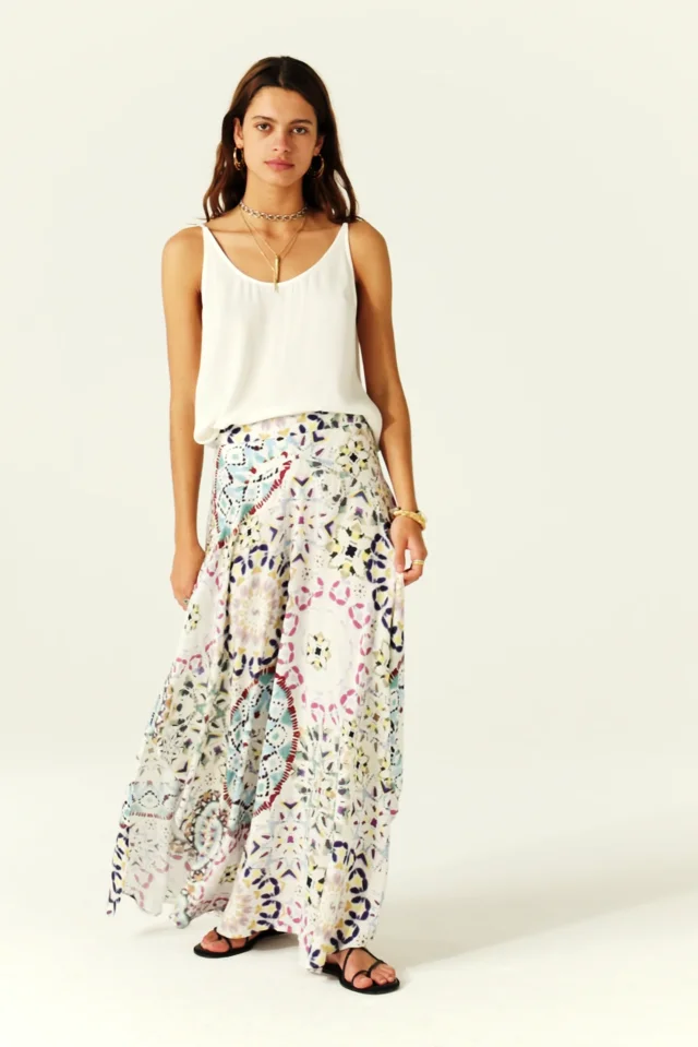 Long Floaty Skirt Lukas Grey ba sh SG