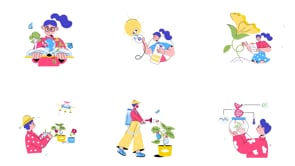 Animated Ecology Mini Illustrations, a Person Illustration by Prosymbols (Thumbnail 11 of 11)