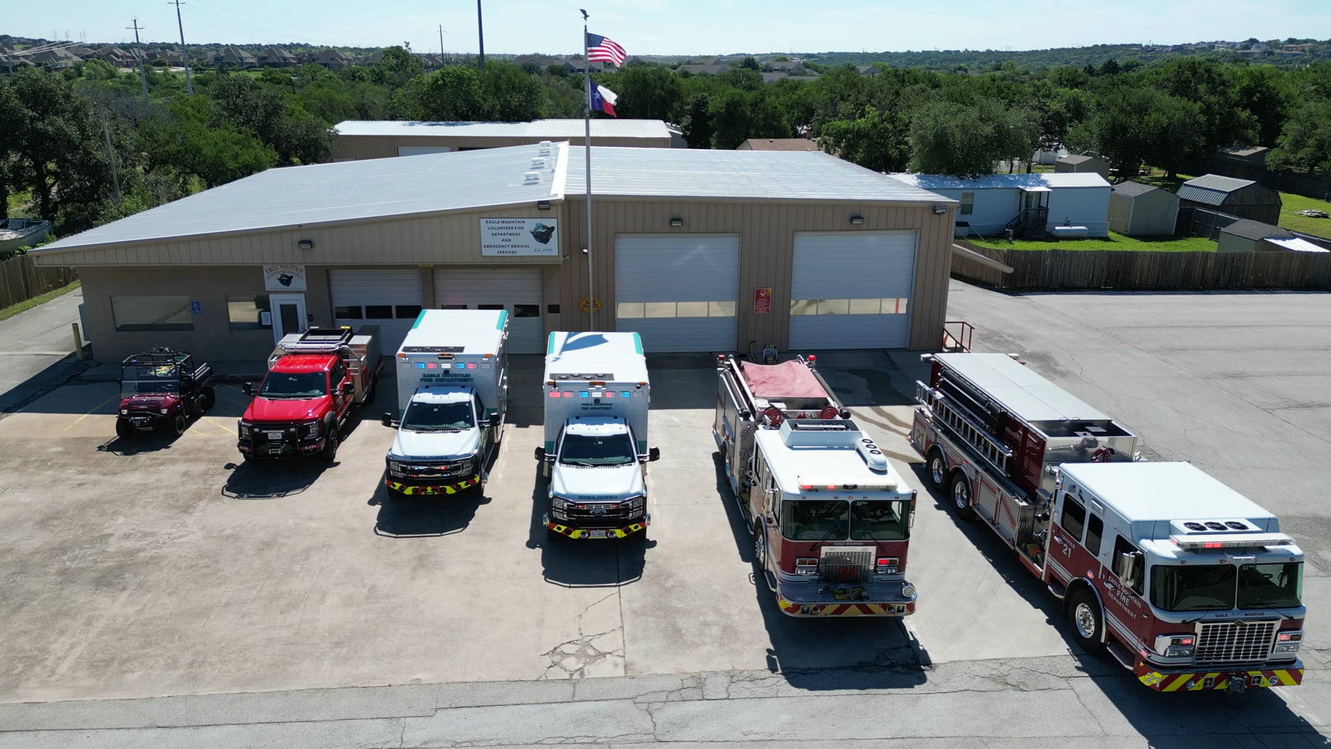 The Eagle Mountain Volunteer Fire Department logo