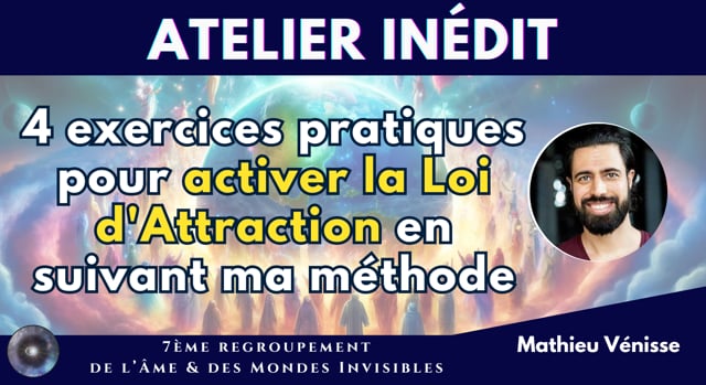 MATHIEU VÉNISSE "L'ingénieur de la Loi d'Attraction : des outils pratiques pour transformer votre vie et impacter le monde"
