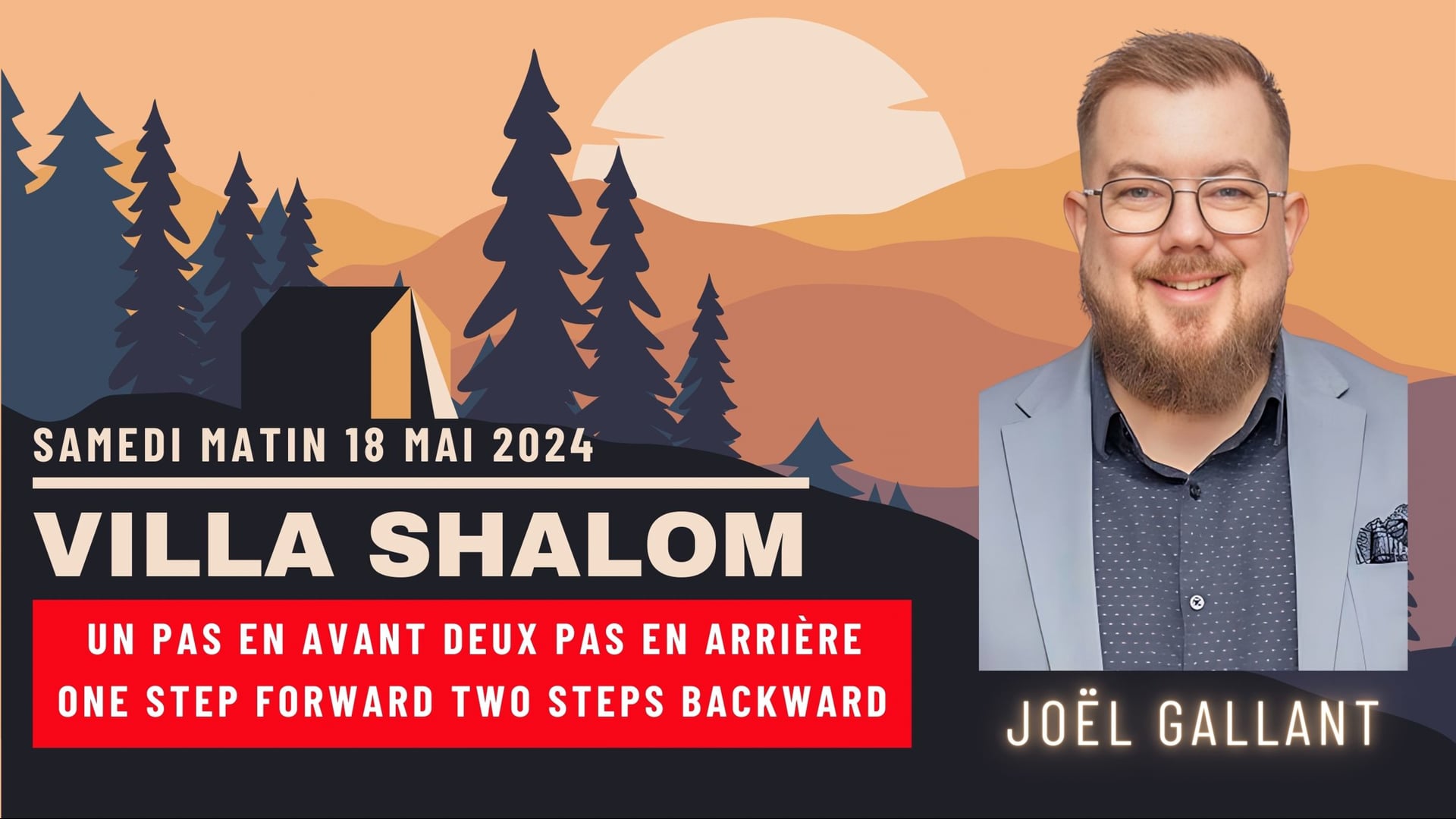 2024-05-18 · Un pas en avant et deux pas en arrière · One Step Forward Two Step Backward