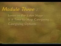 Alzheimer Journey : Module 3 - At the Crossroads