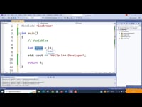 C++ Coding: Creating Variables