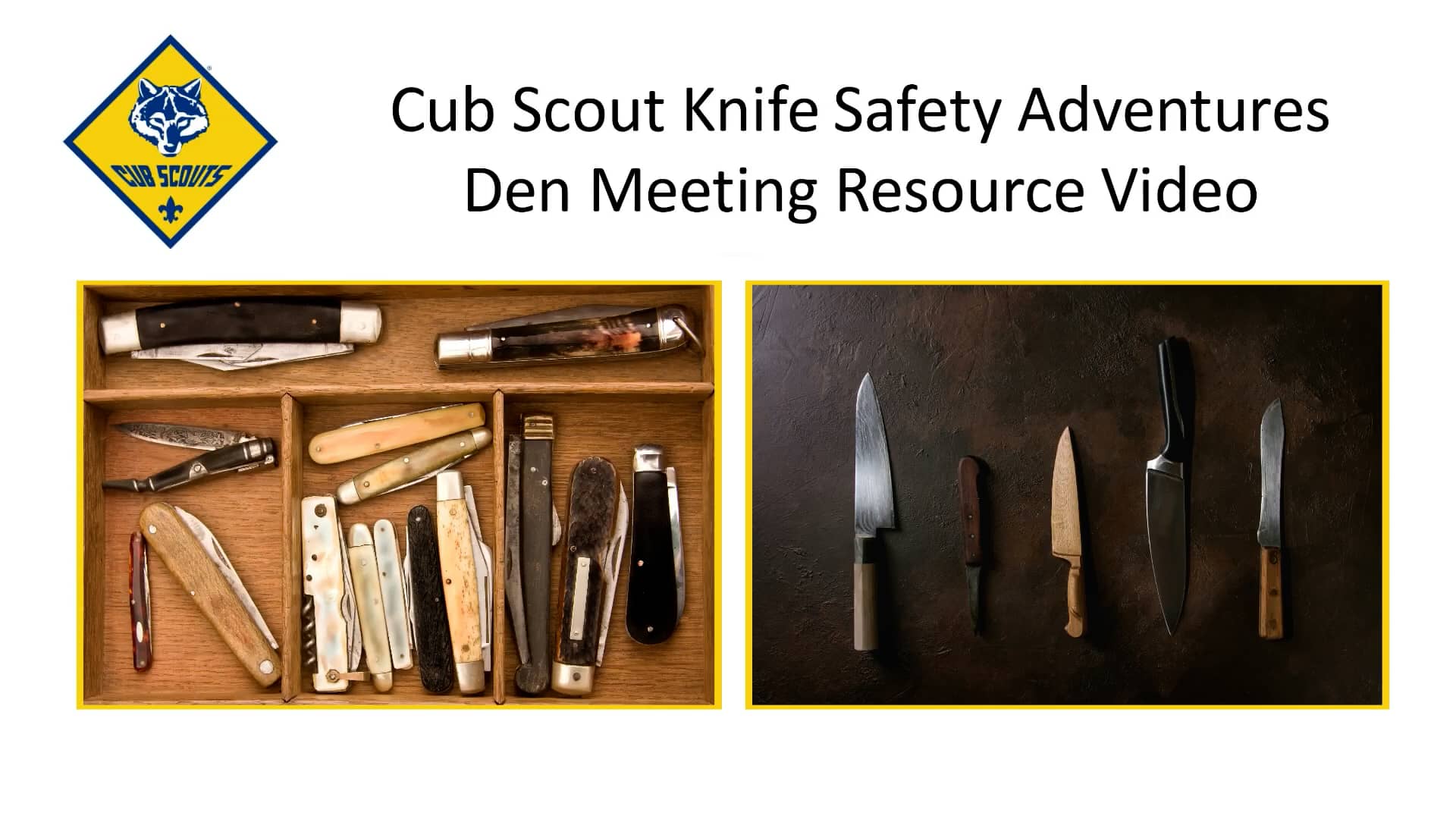 Scouting America Knife Safety on Vimeo