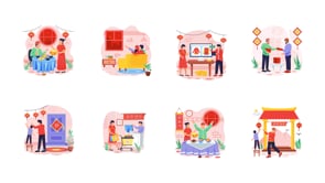 Chinese New Year Illustrations, an Emoji Icon by Vectors Market (Thumbnail 8 of 8)