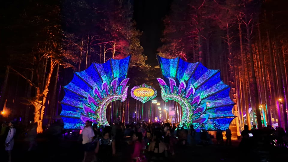 Projection mapping for US festivals
