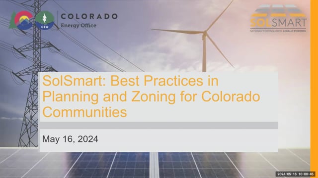 Recap: Best Practices In Planning And Zoning For Colorado Communities ...