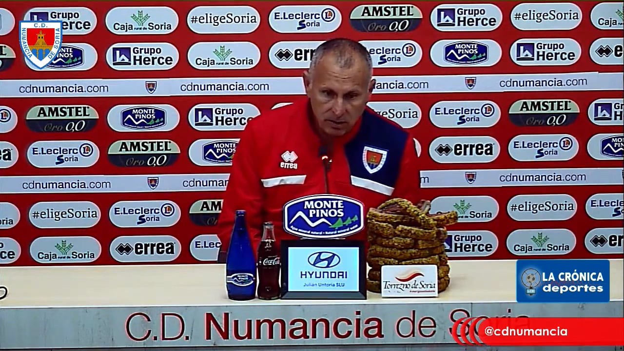 JAVI MORENO (Entrenador Numancia) CD Numancia 2-0 CF Utebo " Partido de Vuelta - Playoff de Ascenso a primera Rfef "