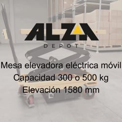 Mesa elevadora eléctrica móvil 300 kg