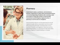 Module 01: Introduction to Pharmacy