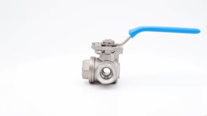 Ball valve, 3-way, T-drilled