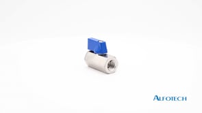 Mini ball valve, female/female