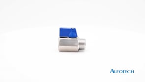 Mini ball valve, female/male