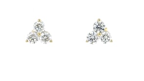 2.00 ct. t.w. Lab-Grown Diamond Trio Earrings in 14kt Yellow Gold