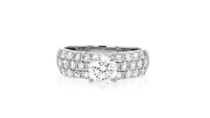 2.00 ct. t.w. Lab-Grown Diamond Ring in 14kt White Gold