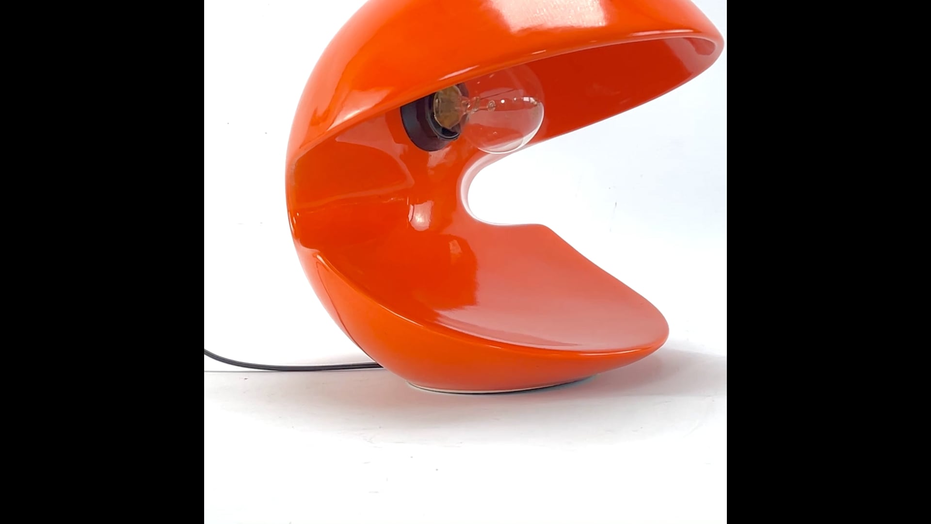 orange table lamp 