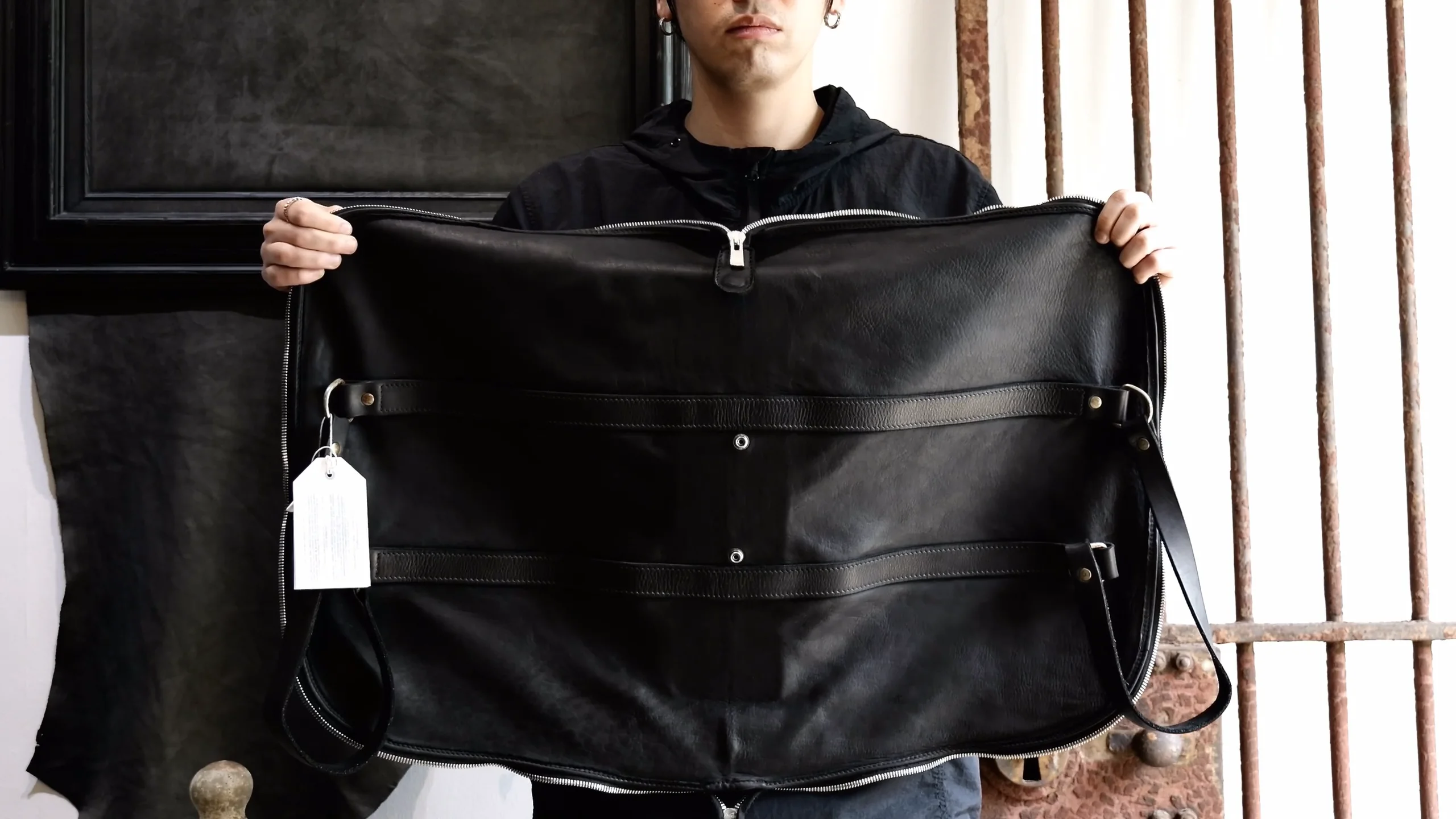 No GB1A. Medium Handle Bag. BLKT(Black). GUIDI. « GULLAM No GB1A. Medium Handle Bag. BLKT(Black). GUIDI. « GULLAM