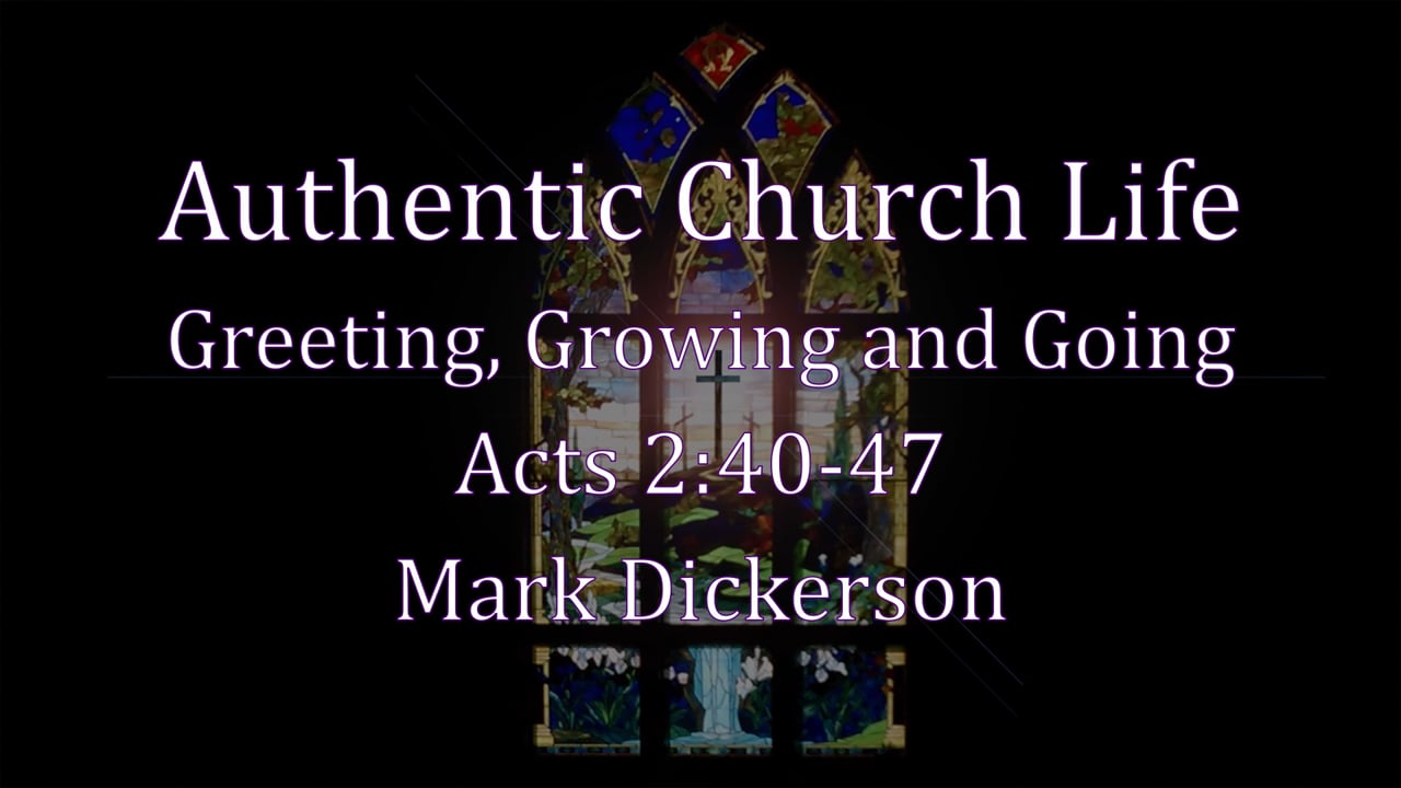 Authentic Church Life
